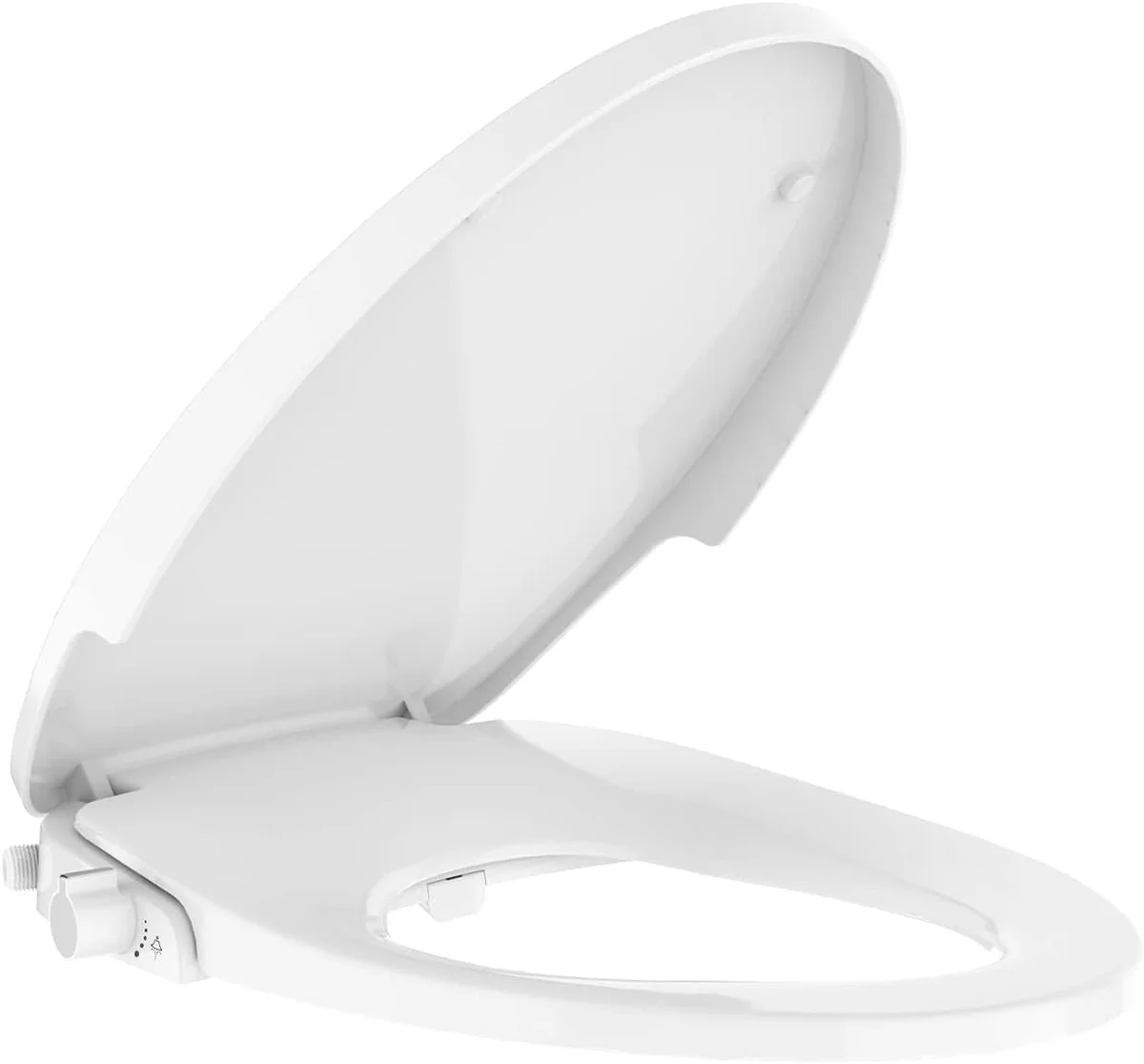 A round-compatible bidet seat, the short shortlist a round-bowl owner filters for first.