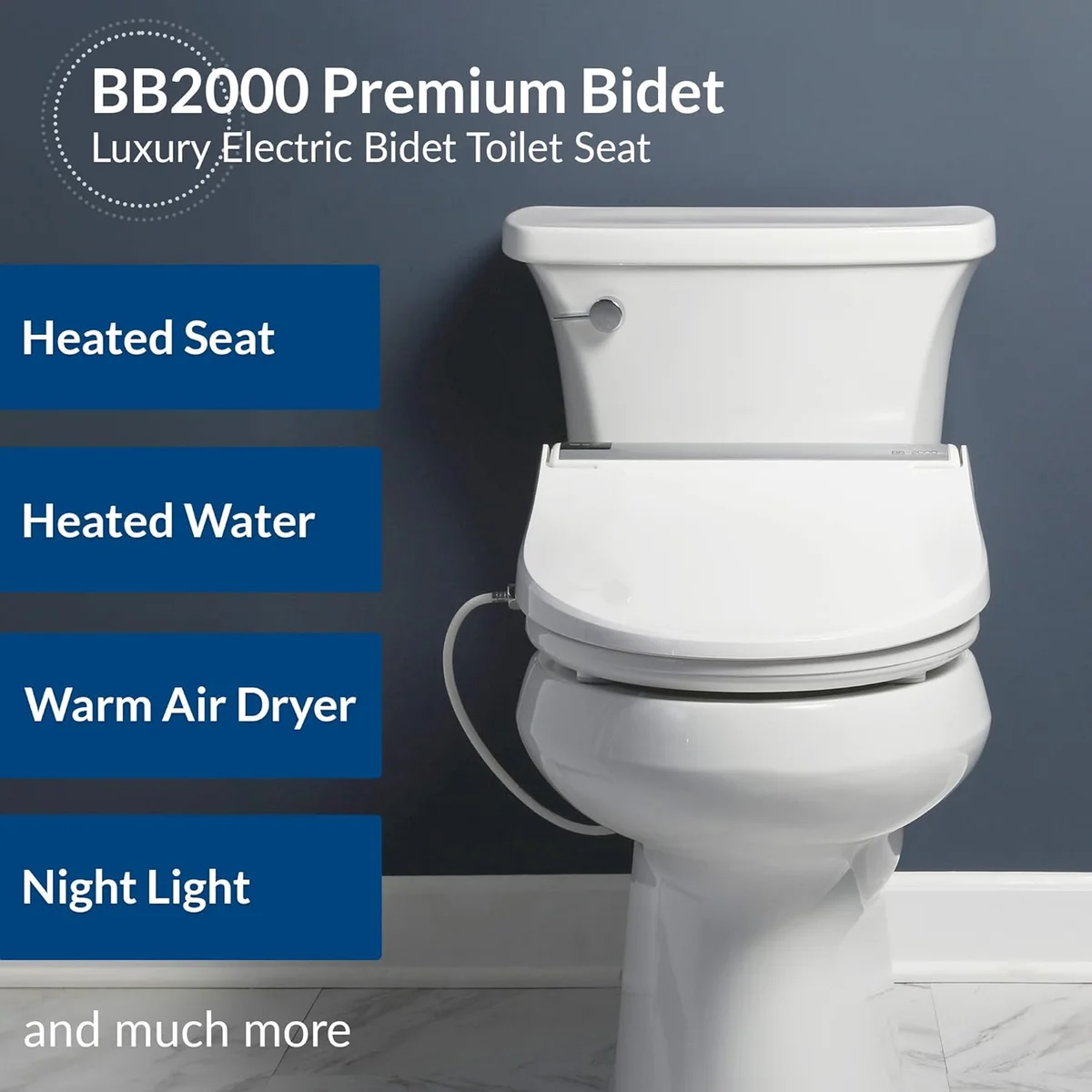 The Bio Bidet BB2000 stainless steel nozzle assembly.