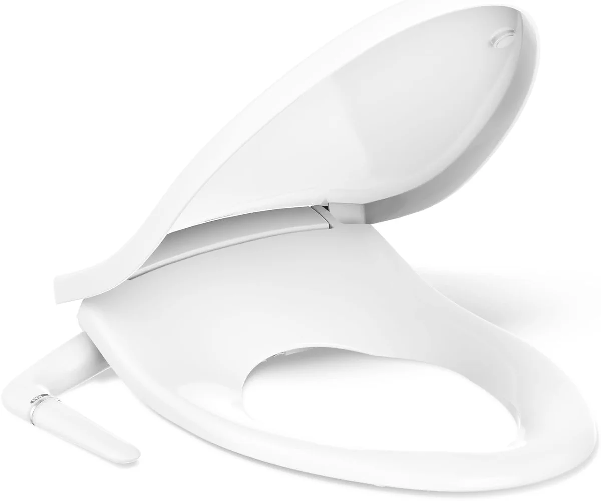The Kohler PureWash M250, a major-brand non-electric bidet seat.