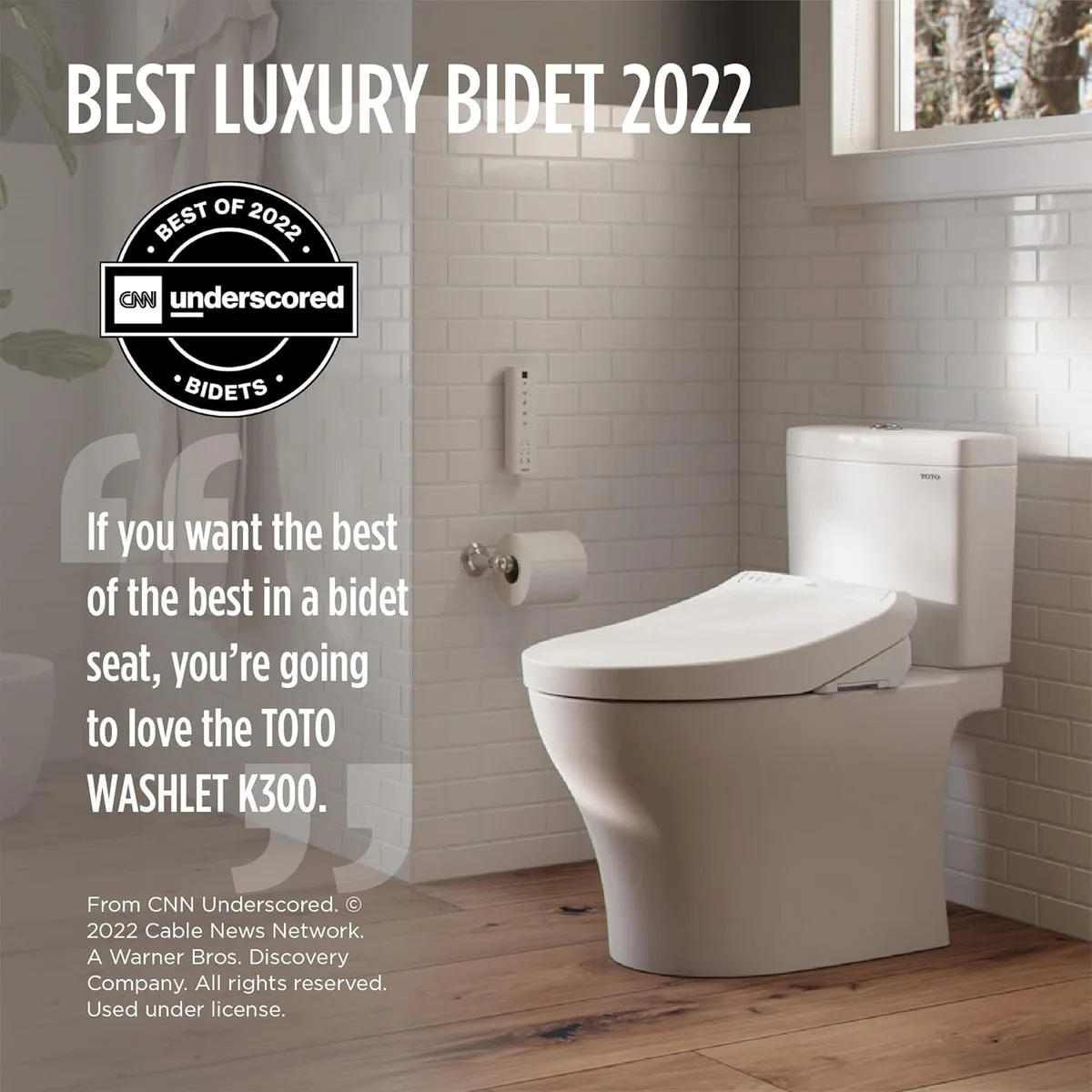 The TOTO K300 — pick number 6 in our roundup.