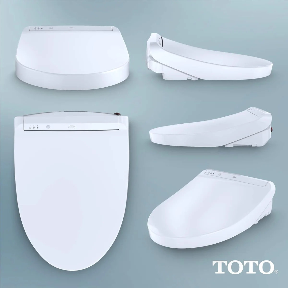 The TOTO WASHLET K300 EWATER+ self-cleaning wand.