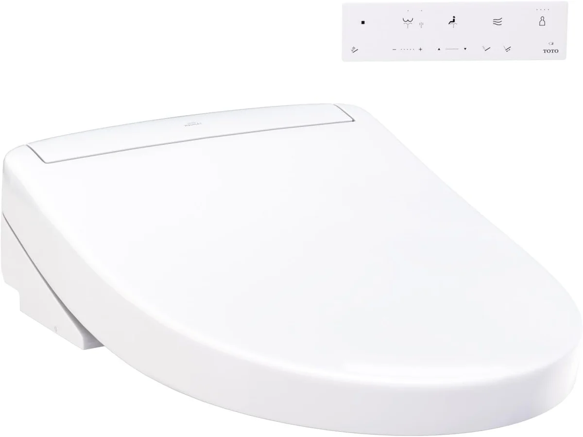 The TOTO WASHLET S5, a representative instantaneous warm-water electric bidet seat.