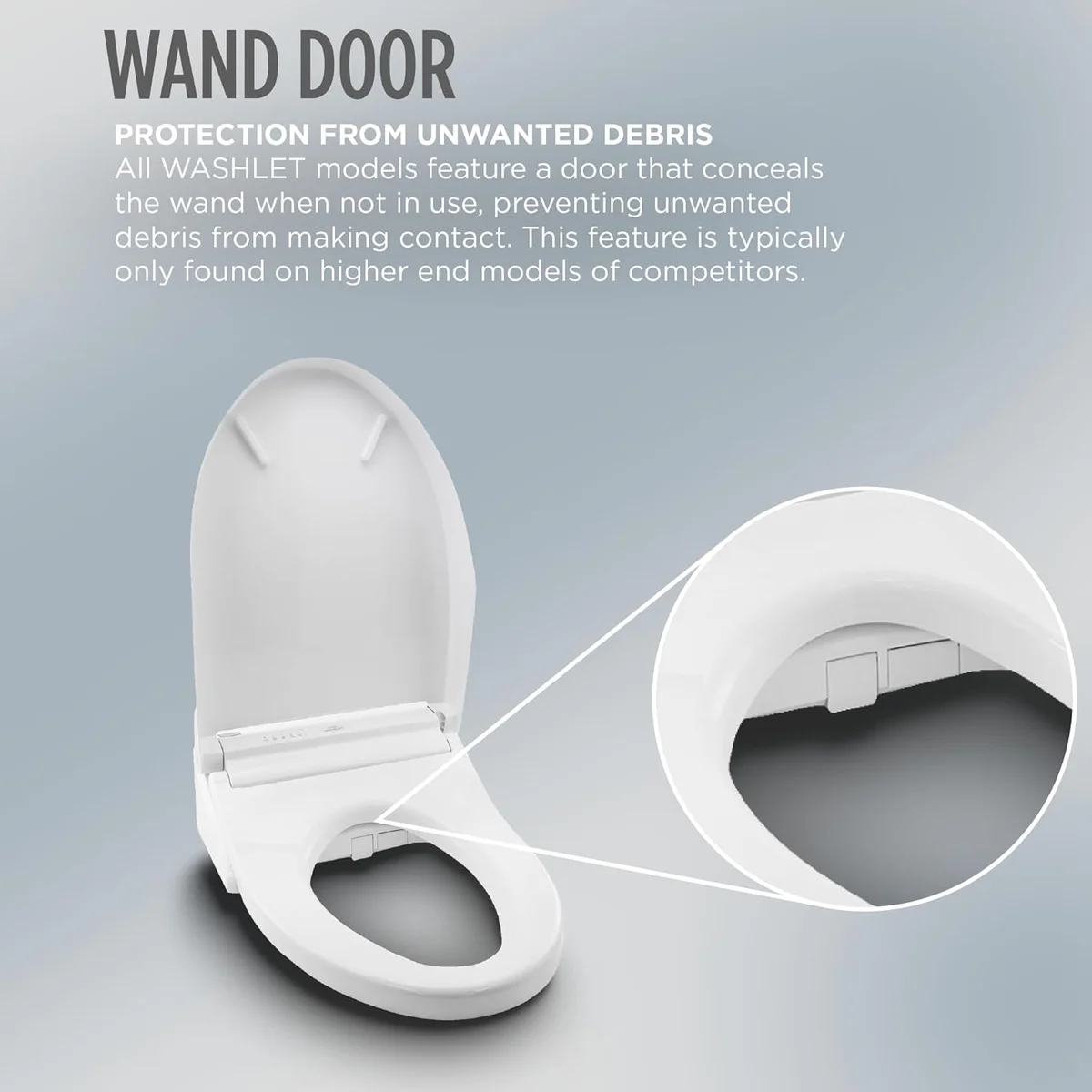 The TOTO WASHLET S7 EWATER+ wand.