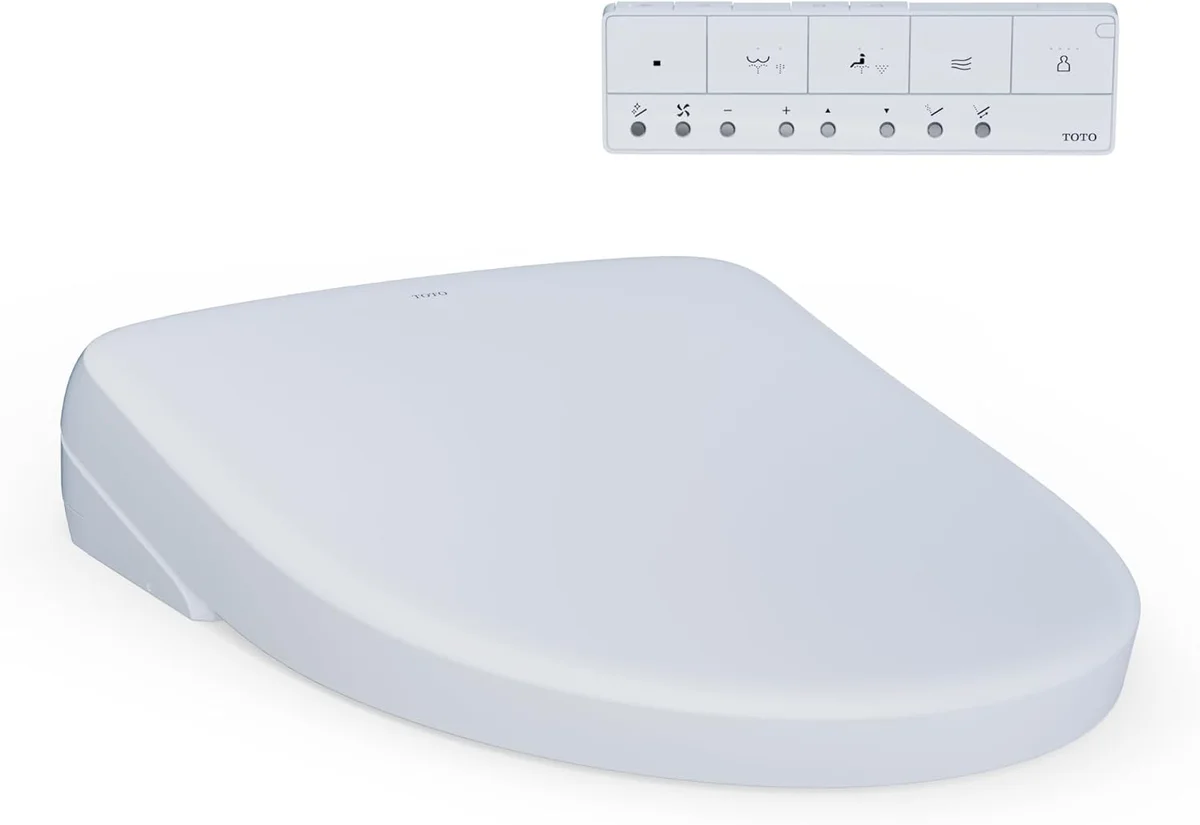 The TOTO WASHLET S7A, a flagship seat whose long feature list still rests on its instantaneous heater.