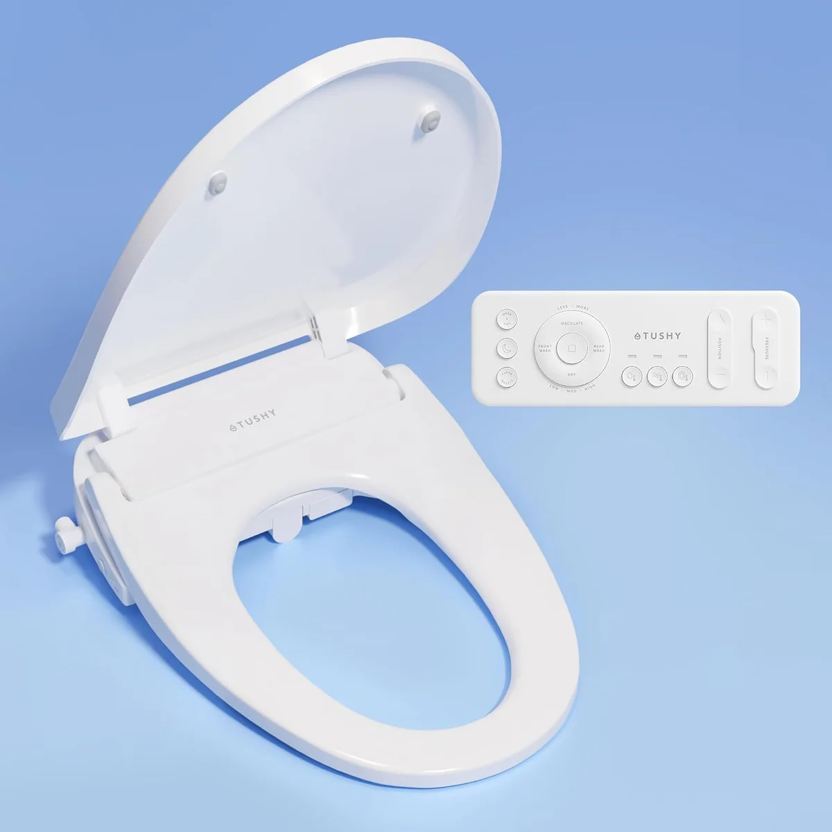An electric bidet seat with a remote — the comfort end of the worth-it case.