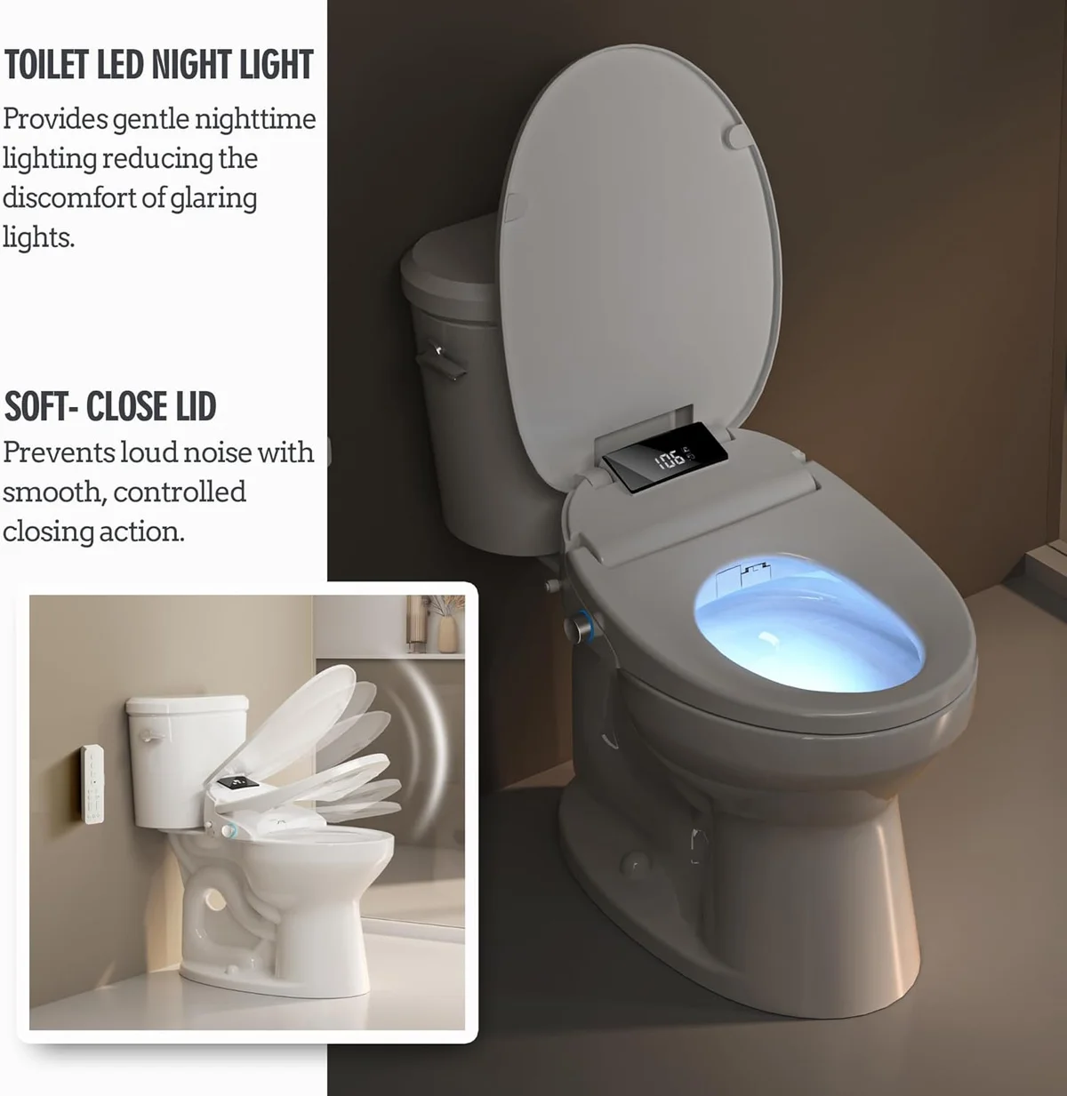 The WLJBIDET wireless remote control.