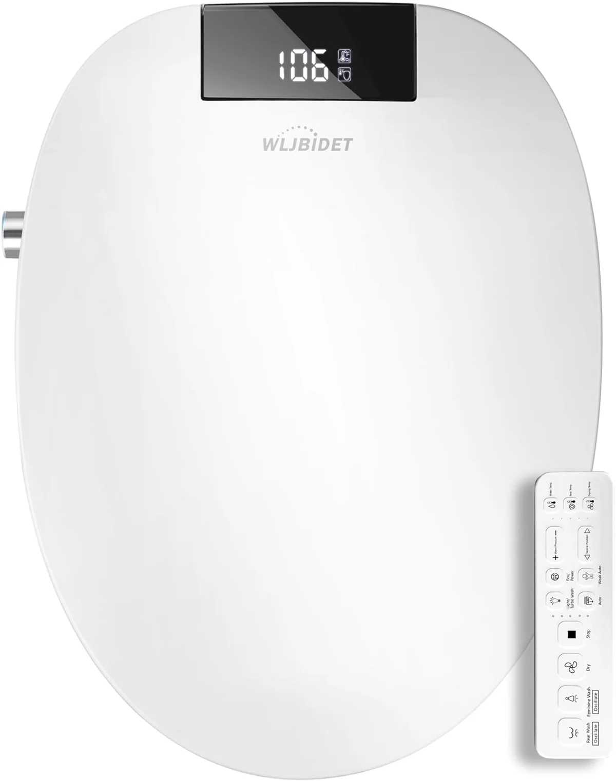 WLJBIDET Bidet Toilet Seat with Remote Control